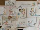 Vintage Baby Children Ephemera Pictures Scraps Various Sources Scrapbook