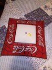 Vintage Coca-cola Glass Light Fixture Square Style