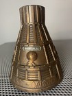 Vintage 1960s Metal United States Space Capsule Astronaut Rare Copper Coin Bank 