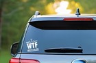 Funny Fishing Vinyl Decal Sticker Wtf Where s The Fish Car Truck Hook Hunting
