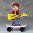 Custom Lego Back To The Future Marty Mcfly   Doc Brown Minifigures  set Of 2 