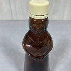 Vintage Glass Mrs  Butterworth s Syrup Amber Glass Bottle 8 5  Plastic Cap