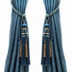 2pcs Curtain Holdbacks Rope Tieback Tassel Tie Backs Beaded Ball Room Home Decor
