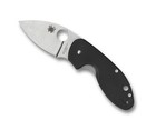 Spyderco Insistent Folding Knife 8cr13mov Plain Edge Blade Black G-10  C246gp