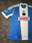 Philadelphia Union 2011 2012 Adidas Mls Soccer Jersey Kit Away Light Blue Xl