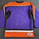 Team Signed Knoxville Ice Bears Hockey Jersey Size Medium Sphl Minor Team Sewn