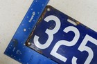 Maine Porcelain 1914 License Plate 14 Tag Nh  325 Low   3 Three Digit  aycf 