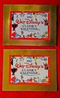 Vintage 1982 Walt Disney s Classics Calendar In Unused Condition With Envelope