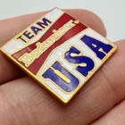 Budweiser Team Usa Lapel Pin Beer Bowtie Logo Enamel Brewery Advertising Vintage