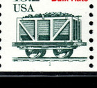 Us Stamps 13 2   Coal Car Bulk Rate - Plate  1 Coil Strip Of 5 Mnh Stamps Sc 2259