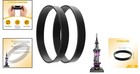 2 Pack Of Durable Vacuum Cleaner Belts For Eureka Airspeed - Non-breaking Rubber