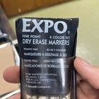 Vintage Sanford Expo Dry Erase Markers 4 Pack No  84074 Fine Point Tested Nos