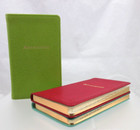 Address Book Pocket Size Leather 3x5  Soft Cover Graphic Image List 40 Green