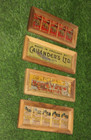Vintage 4-different Brands Cavenders Cigarettes Ad Litho Tin Sign Board  London