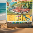 1960 s Rpm Slot Car Track Road Race Set All Track  2 Controllers 3 Cars Included