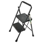 2 Step Ladder Retractable Handgrip Folding Step Stool With Anti-slip