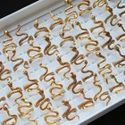 Wholesale 25 50pcs Vintage Gold Snake Rings Mixed Style Open Punk Gothic Jewelry