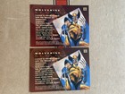 Marvel Masterpieces Wolverine Genesis Trading Cards Lot Fleer 1994 2 Cards