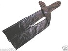 85cm 33 5 Inches  Women s Black Leather Gloves  Extra Long Driving Opera Gloves