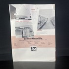 Vtg Store Sales Ad Brochure Johns-manville Asbestos Flexboard 1954