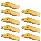 9 New Bucket Uni-teeth With Hardware 1324720 Fits Caterpillar Skid Steers