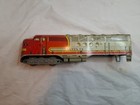 Marx O Gauge Antique Tin Toy Train Diesel Locomotive Santa Fe  21 Parts Only