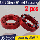 2pcs Skid Steer Wheel Spacers 8 Lugs Fits Bobcat Case Cat John Deere New Holland