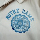 Vintage 1950s 60s Notre Dame Champion Jacket Mens Large Full Zip Elbow Patches