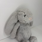Jellycat Small Bashful Woodland Babe Bunny Plush Stuffed Grey 8 