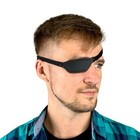 Black Leather Eye Patch  Eye Patch  Man Eye Patch  Woman Eye For Right Eye