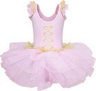 Girls Skirted Leotards Ballet Dance Tutu Princess Dress Ballerina Costumes 3-8y