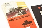 Lot Of Vintage Leica Camera Instruction Manuals   Brochures M2 R4 If Iiic M4-p
