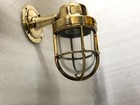 Vintage Original Brass Ship Old Maritime Wall Sconce Nautical Light - Set Of 2