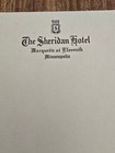 Vintage 40 s Mint Letterhead The Sheridan Hotel Old Hotel Minneapolis 10 Sheets