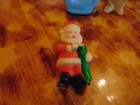 Lot Of4 Vintage 50 s 60 s  Rubber Squeak Toys Santa Elephant Mouse Ball Glove