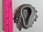 Rare Vintage Indian Chief Head Cigar Cigarette Cast Aluminum Ashtray Key Dish