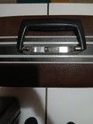 Vintage Samsonite Brown Hard-shell Suitcase Set Of 2     Retro Train Case Luggage