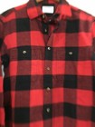 Old Navy Men   s 100  Cotton Red And Black Flannel Shirt  Plaid Buffalo Size M l