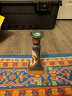 Vintage Hand-painted Horse   Equestrian Candlestick 8 5   h Porcelain