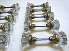 One Pair Of Restored Antique Glass Crystal Door Knobs- Many Available 