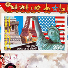Djibouti 1986 Perf   Imperf - Mnh - Usa Liberty Statue Paris - 2 Stamps Blocks