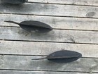 Rare Antique Vintage Silhouette Hand Made   Painted Field Duck Decoys Unique