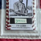 Ty Cobb Beckett Encapsulated Handwriting Removed From An Autograph Letter Signed