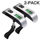 2-pack Luggage Scale 110lb 50kg Portable Travel Lcd Digital Hanging Weight Usa