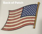 New American Wavy Flag Patch     Last One Left