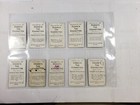 A13 Lot 10 Cigarette Cards Ogdens Tabs Prominent British Officers Early 1900 s