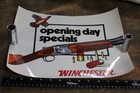 Scarce 1960s Nos Winchester Dealer Door Window Sign Set Of 4 With Tube Father s