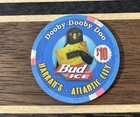 Harrah s  10 Dooby Dooby Doo Bud Ice Atlantic City Nj Casino Chip Le Number 0904