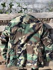 Military Field Jacket Mens Large Regular Camouflage Cold Weather With Liner
