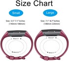 2x Sports Soft Watch Band Silicone Strap Bracelet For Fitbit Charge 3  charge 4